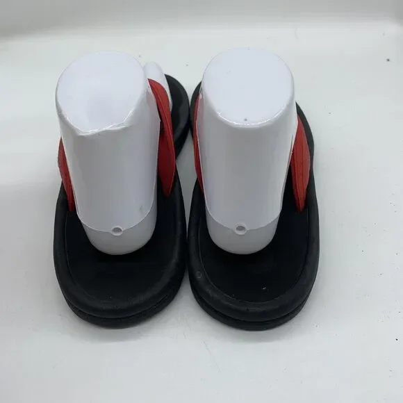 OluKai Sandals Womens Size 9 Red Flip Flop Cushioned Comfort Beach Synthetic - Picture 4 of 10